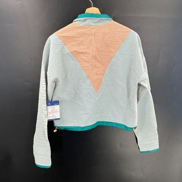Without walls windbreaker Urban outfitters retro colorblock zip up lightweight M - Picture 7 of 13